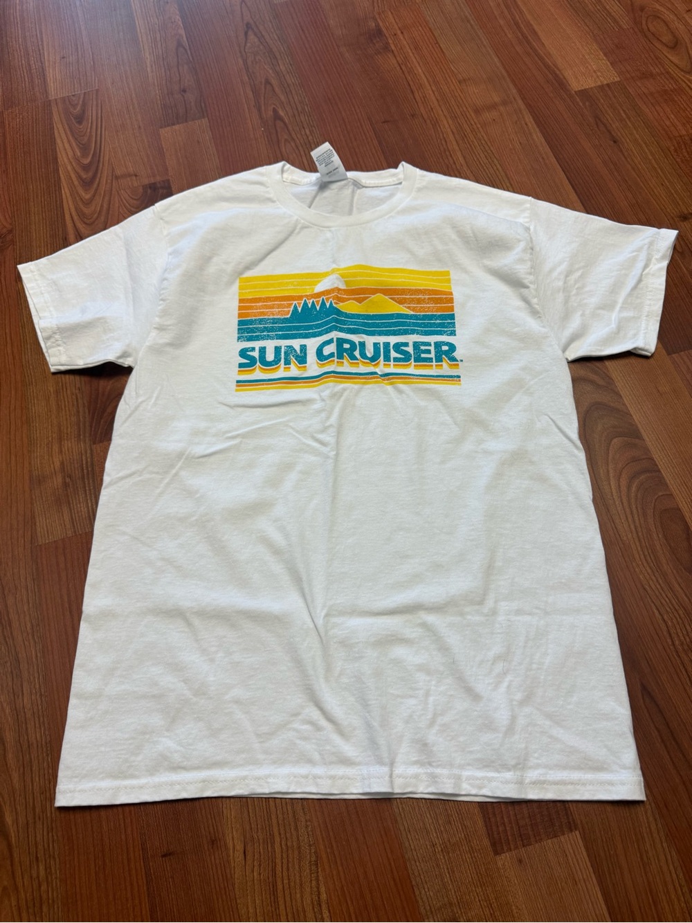 Hanes White Sun Cruiser Graphic Tee